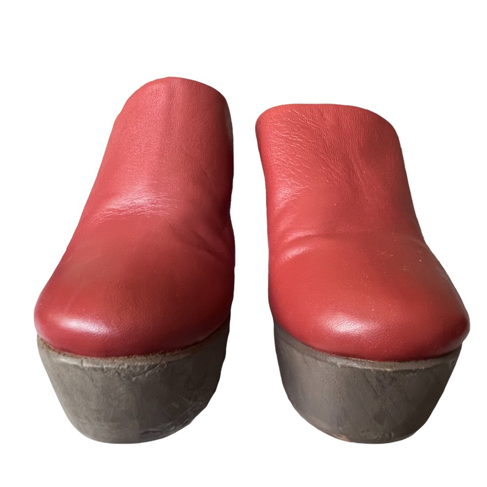 Fausto Santini Leather Wedge Mule - Picture 7 of 9